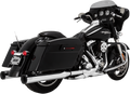 VANCE & HINES 4" Eliminator Mufflers - Chrome/Black 16706