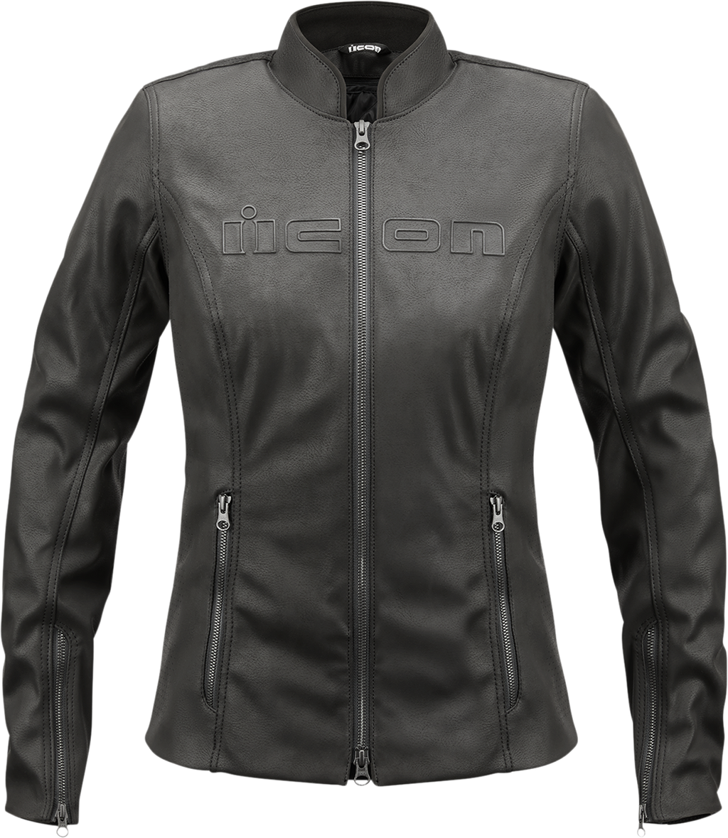 ICON Women's Tuscadero2™ Jacket - Black - US Medium 2822-1428