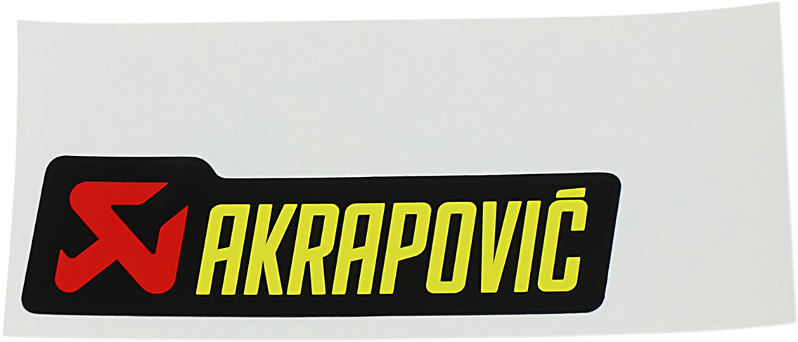 AKRAPOVIC Replacement Sticker P-HST12AL 4320-1939