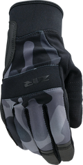 Z1R Billet Gloves - Camo Black/Gray - Large 3330-7562