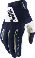 100% Ridefit Gloves - Navy/White - 2XL 10010-00029