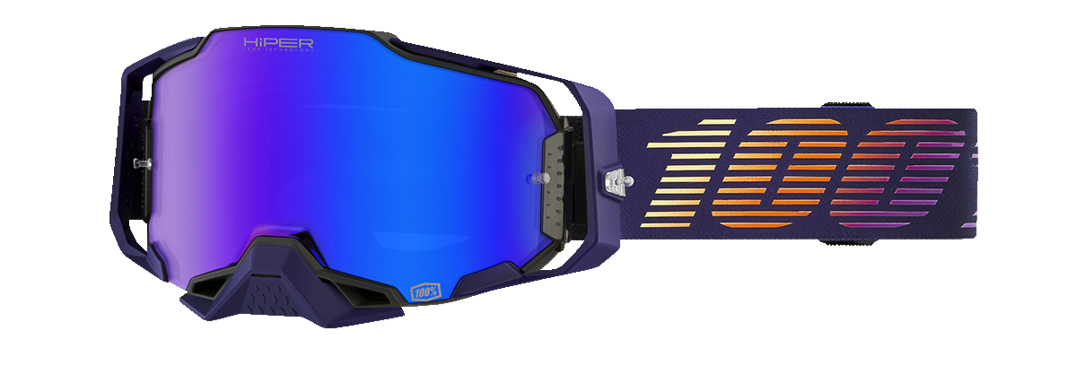 100% Armega Goggles - Agenda - HiPER Mirror Blue 50003-00009