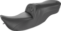 SADDLEMEN RoadSofa Seat - Without Backrest - Black W/Black Stitching 897-07-187