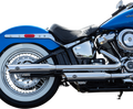 S&S CYCLE Slash Cut Mufflers - 50 State - Chrome 550-0756B