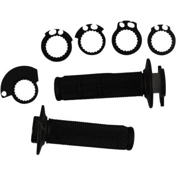 PRO GRIP 709 Lock-On Grips - Pro - SCS - Black PA070900NE