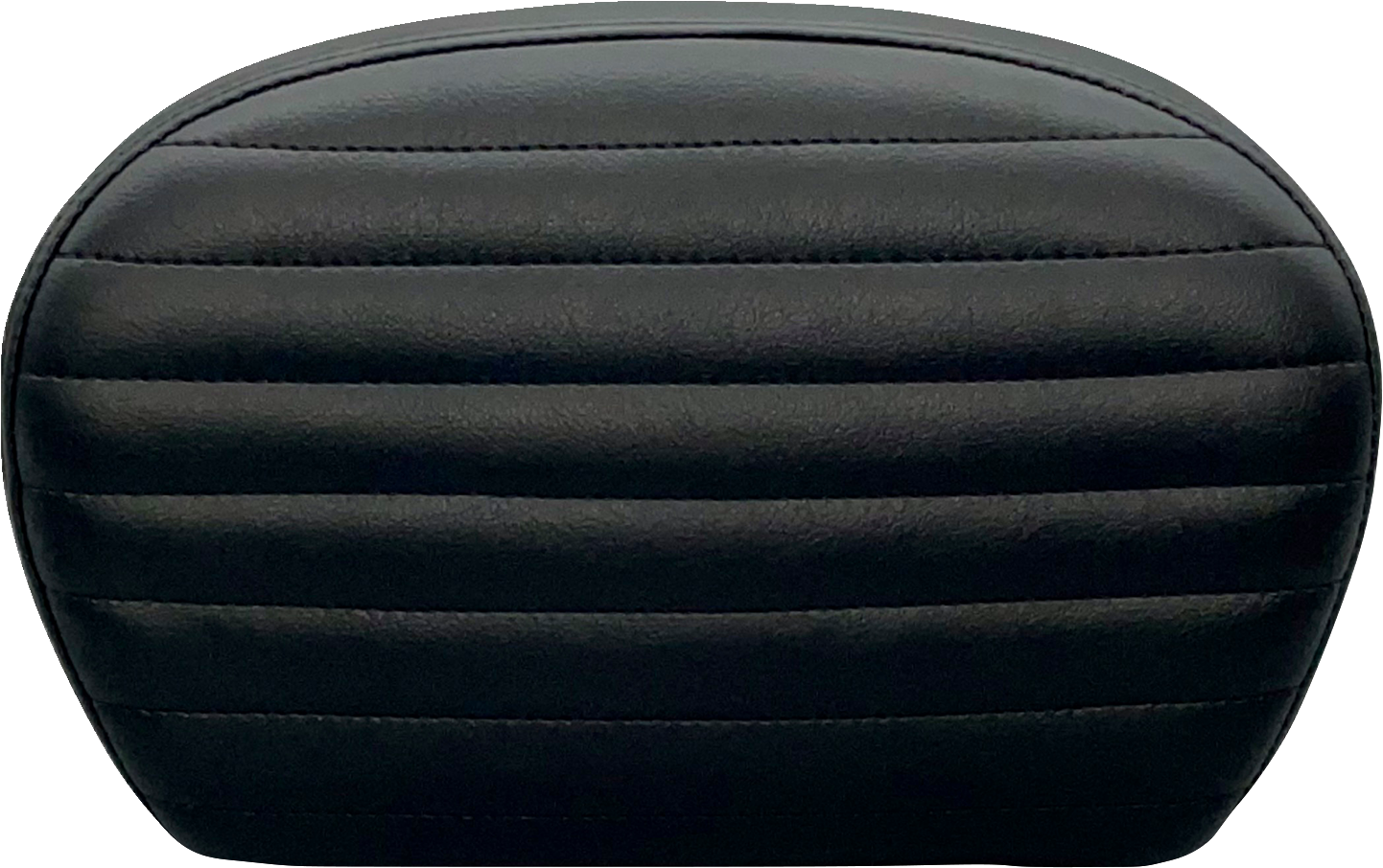 LE PERA Sissy Bar Pad - Pleated - Dull Black L-SBP01PT-DULL