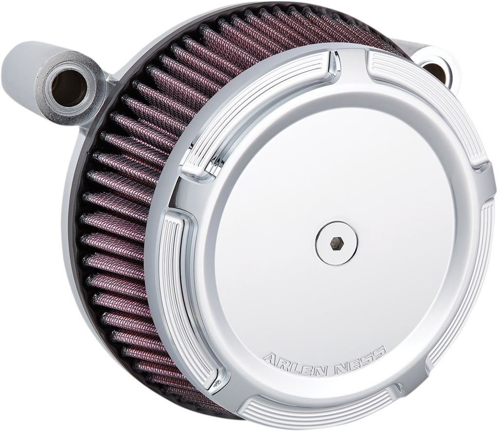 ARLEN NESS Beveled Synthetic Stage-1 Air Cleaner - Chrome - Twin Cam 50-846