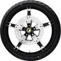 COASTAL MOTO Daytona Front Wheel - Black Cut (21") | Rotor (12.6) | Dunlop AE Tire (130/60B21) PKG-DAY213BC-24ABST
