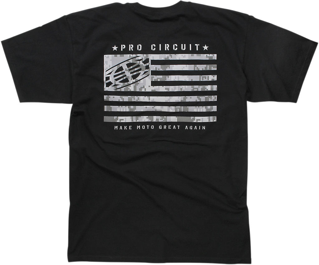 PRO CIRCUIT Flag T-Shirt - Black - 2XL 6411810-50