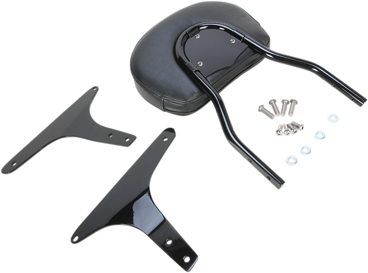 COBRA Round Sissy Bar - Standard - Black - Softail 602-1301B