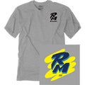 FACTORY EFFEX Suzuki Retro RM T-Shirt - Heather Gray - Large 28-87414