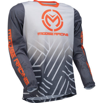 MOOSE RACING Sahara Jersey - Gray/Orange - Small 29107936