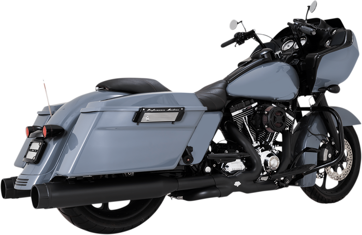 VANCE & HINES 4-1/2" Torquer Mufflers for '95-'16 FL - Black 46673