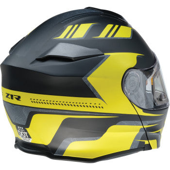 Z1R Solaris 2.0 Helmet - First Tracks - Electric - Dual Pane - Black/Hi-Viz - Large 0120-0840
