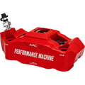 PERFORMANCE MACHINE (PM) Radial Mount Caliper - Front Left - Red 0052-2427-RC