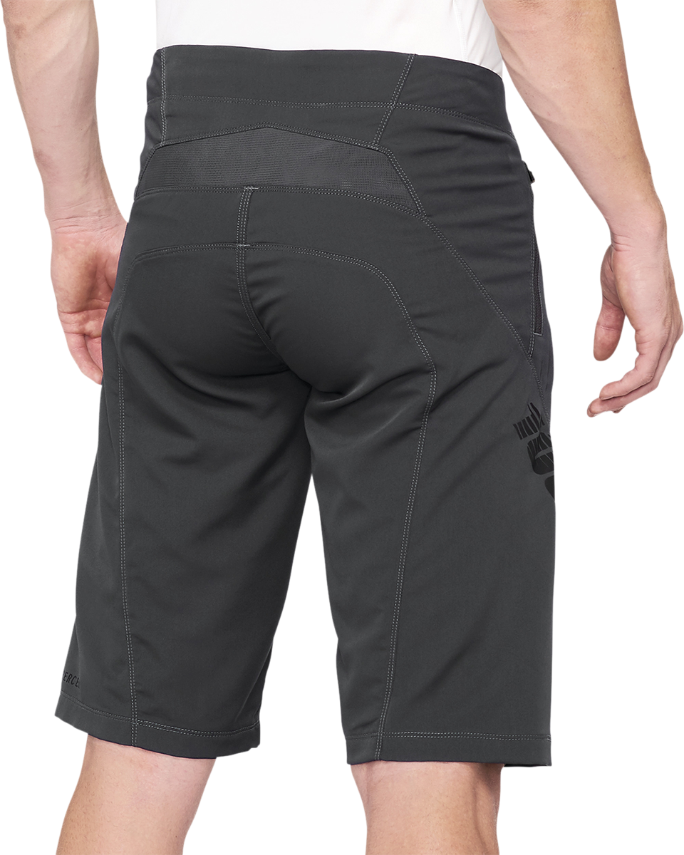 100% Airmatic Shorts - Charcoal - US 36 40021-00018