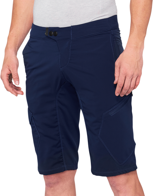 100% Ridecamp Shorts - Navy - US 36 40029-00025