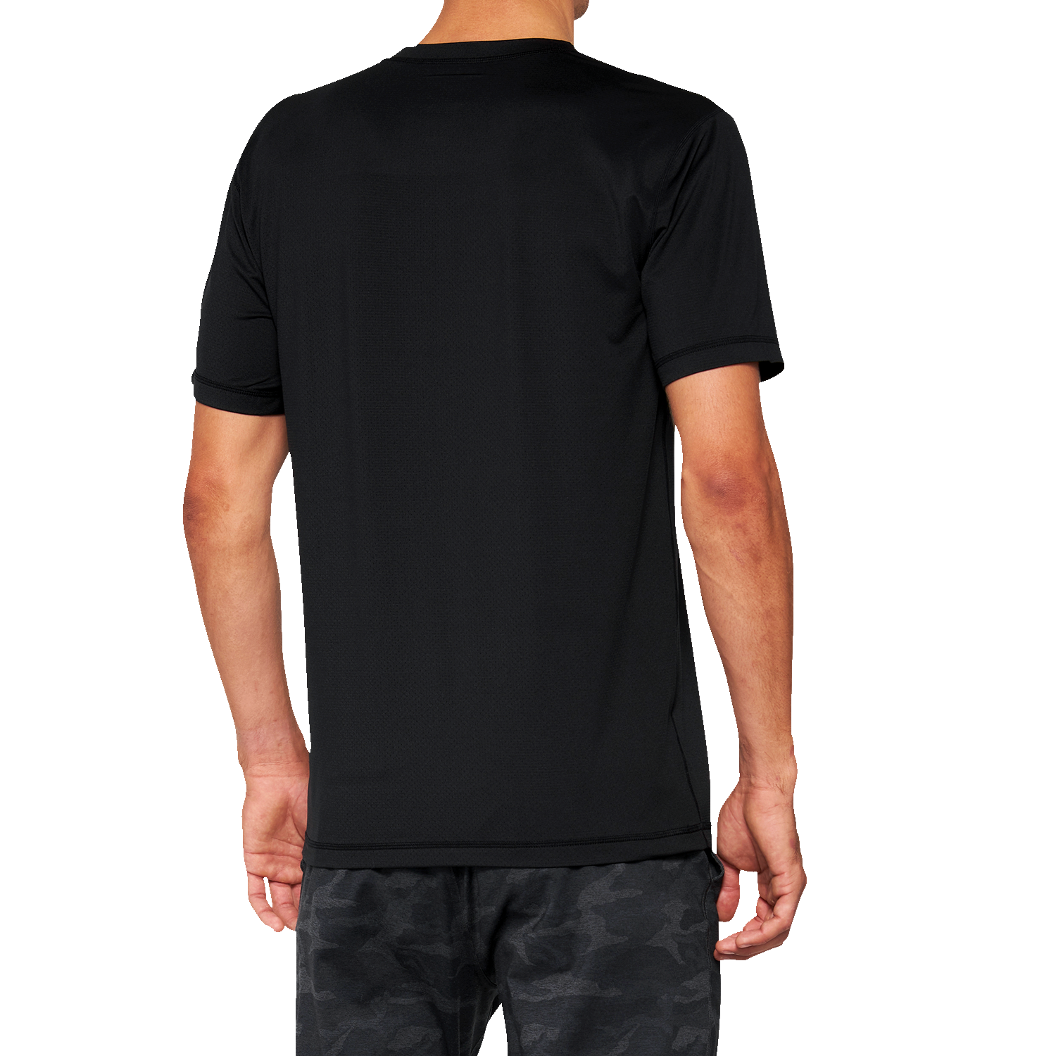 100% Mission Athletic T-Shirt - Black - Large 20014-00002
