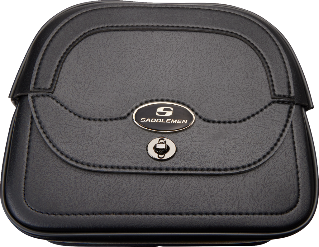 SADDLEMEN Large Cruis'n Sissy Bar Bag - Black 3503-0049