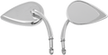 DRAG SPECIALTIES Mirror - Tear Drop - Chrome - Short Stem 0640-0688