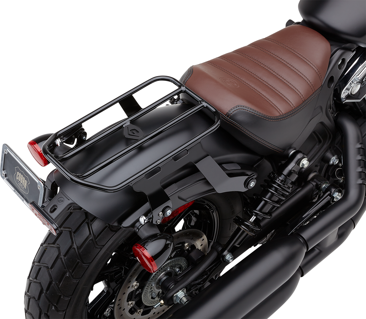 COBRA Solo Luggage Rack - Black - Bobber 502-2515B