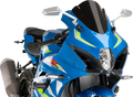 PUIG HI-TECH PARTS Race Windscreen - Black - Suzuki 9013N