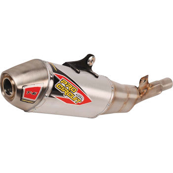 PRO CIRCUIT T-6 Slip-On Muffler - Stainless Steel KX 450 2024  0122445A 1821-2090