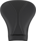 SADDLEMEN Dominator Pillion Pad - Touring - Black w/ Gray Stitching - FL '08-'23 808-07B-0142L