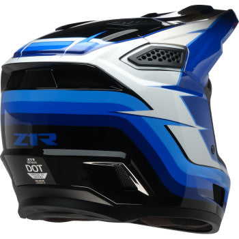 Z1R Dirt Maxx Helmet - Vortex - Blue/White - Large 0110-9331