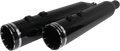 KHROME WERKS 4-1/2" HP-Plus Slip-On Mufflers - Obsidian Tracer 202640
