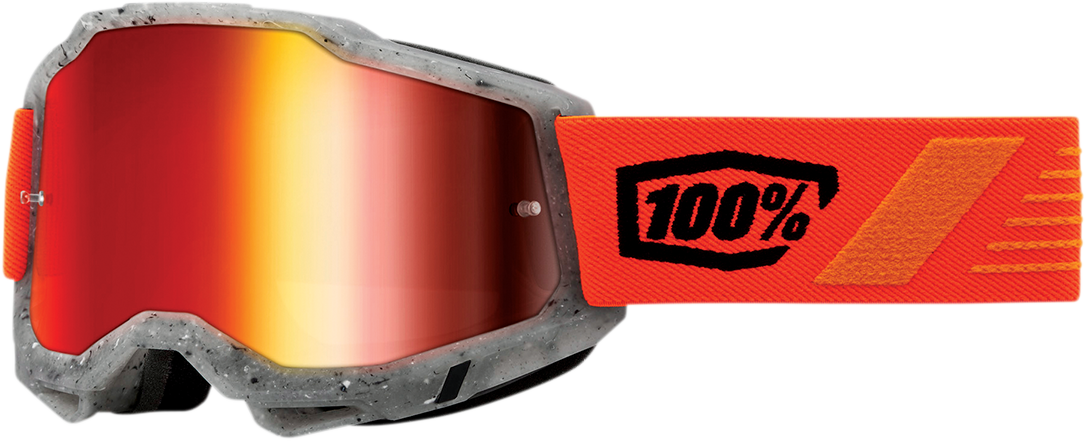 100% Accuri 2 Goggles - Schrute - Red Mirror 50014-00017