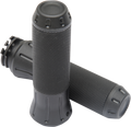 DRAG SPECIALTIES Grips - Custom - Shot-Peened - Black 354131