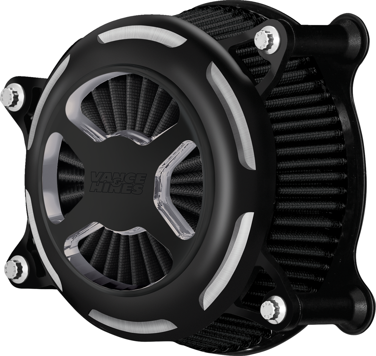 VANCE & HINES VO2 X Air Cleaner - Black Contrast - XL 42339