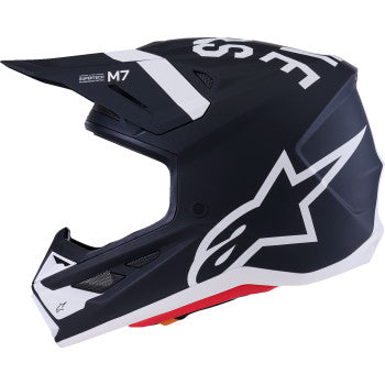 ALPINESTARS SM7 Helmet - Dasher - Matte Black/White - 2XL 8302226-1121-XXL