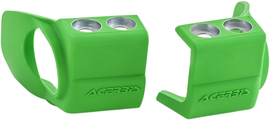 ACERBIS Shoe Protectors for Inverted Forks - Green 2709690006