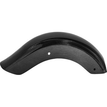 SADDLEMEN Carbon Fiber Rear Fender - Gloss - Touring '09-'25 CF-809-07-004
