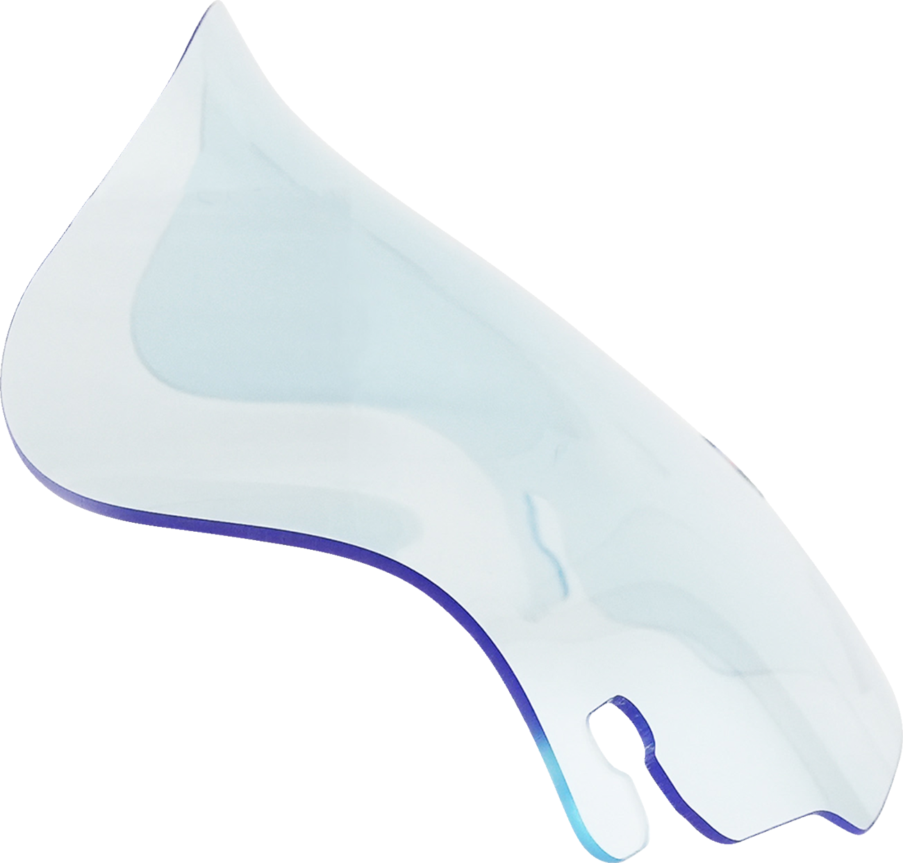 KLOCK WERKS Kolor Flare™ Windshield - 6.5" - Blue Ice - FLH KWW-01-0642