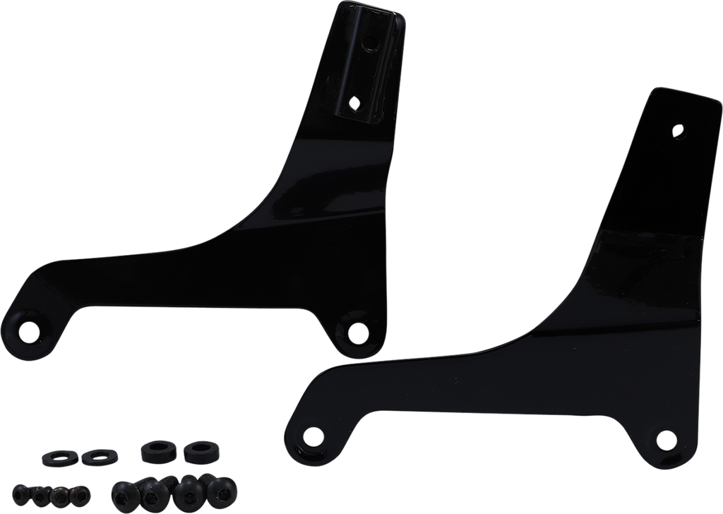 KHROME WERKS Side Plates - Black - FXFB 264860