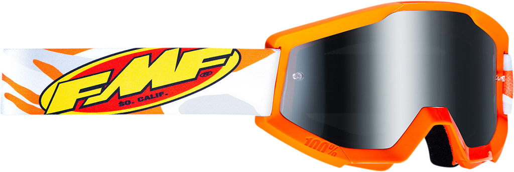FMF PowerCore Goggles - Assault - Gray - Silver Mirror F-50051-00002 2601-3012