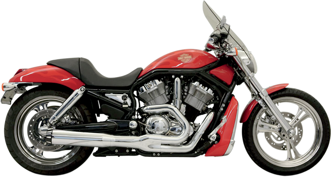 BASSANI XHAUST B1 2:1 Exhaust - Chrome 1V18R