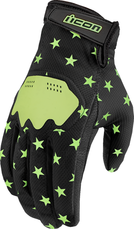ICON Hooligan™ Old Glory Gloves - Glow - XL 3301-4695