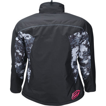 ARCTIVA Women's Pivot 7 Jacket - Black/Camo Gray/Pink - Large 3121-0849