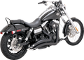 VANCE & HINES Big Radius Exhaust System - Black Low Rider   43371