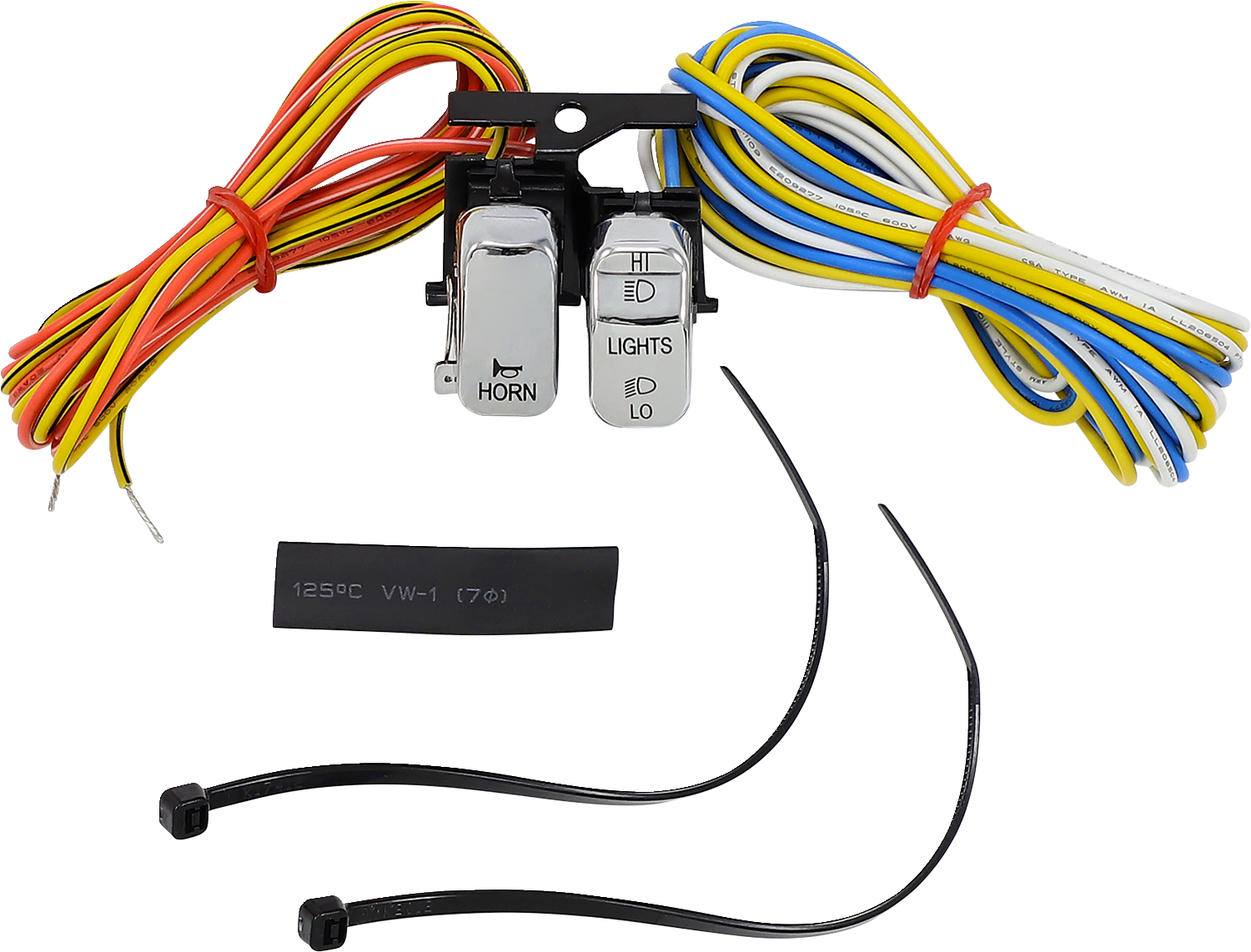 DRAG SPECIALTIES Switch Kit - Dimmer/Horn - Chrome H18-0333C-H