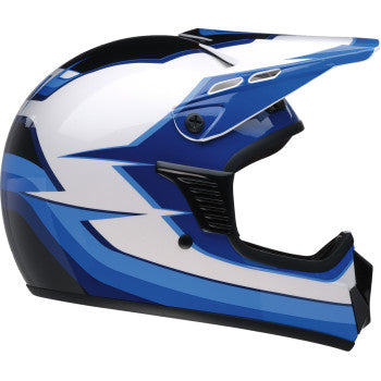 Z1R Child Dirt Maxx Helmet - Vortex - Blue/White - L/XL 0111-1745