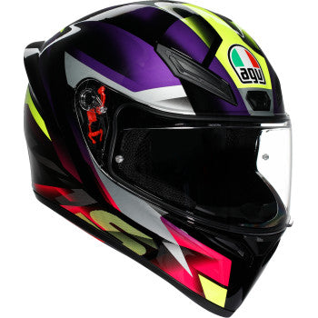 AGV K1 S Helmet - Fastlap - Black/Purple/Pink - 2XL 2118394003-065-XXL