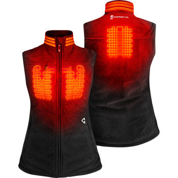 GERBING HEATED CLOTHING Women's 7V Thermite Heated Fleece Vest 2.0 - Black - XL GERTFVST7VWBXL