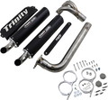 TRINITY RACING Stage 5 Dual Exhaust - Black TR-4174D-BK