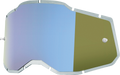 100% Accuri 2/Racecraft 2/Strata 2 Lens - Injected Blue Mirror 59091-00003