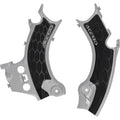 X-Grip Frame Guards - Black/Silver - CRF450R